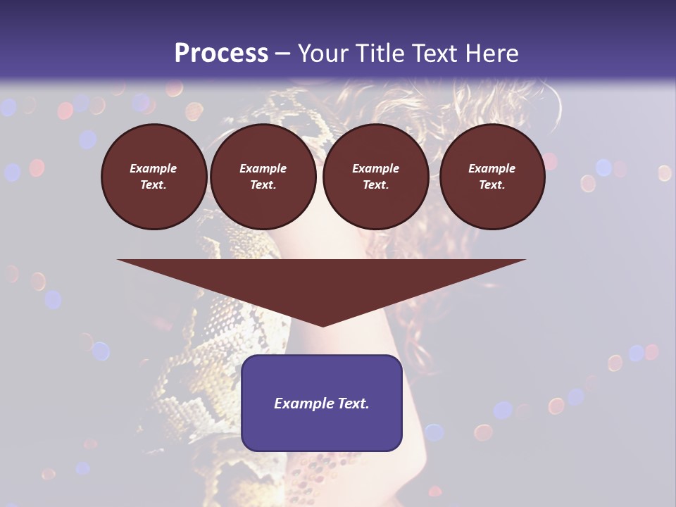 Skin Attractive Model PowerPoint Template