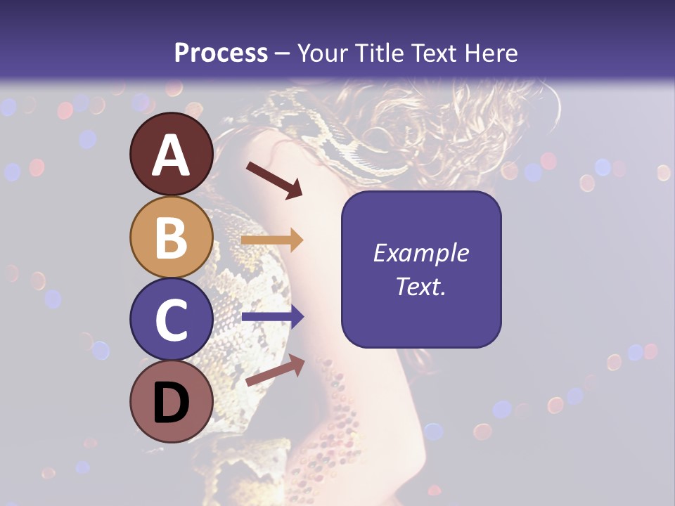 Skin Attractive Model PowerPoint Template