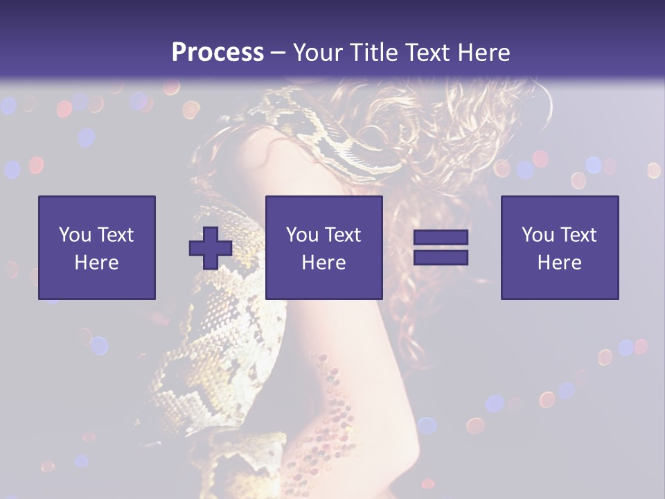 Skin Attractive Model PowerPoint Template