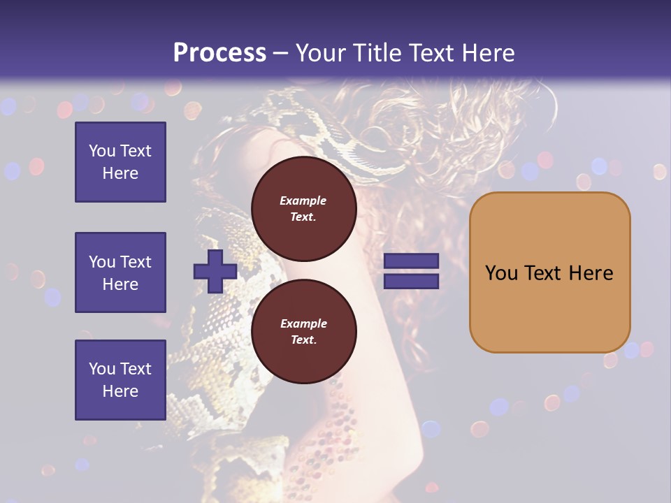 Skin Attractive Model PowerPoint Template