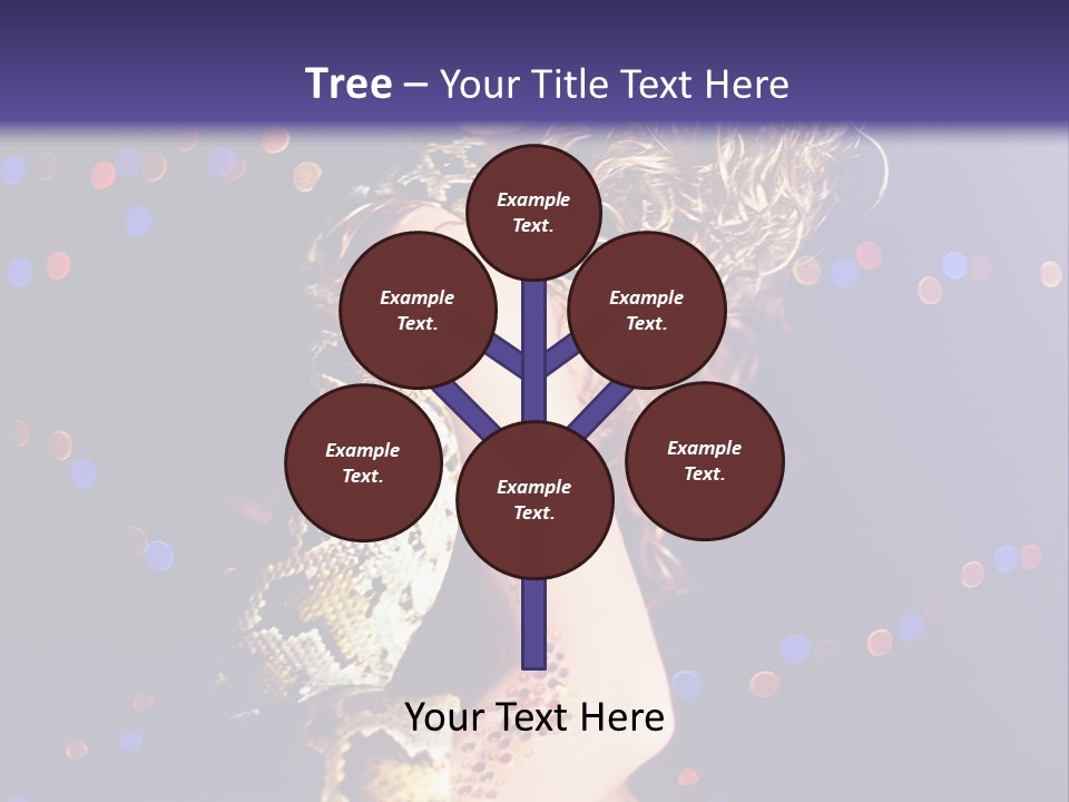 Skin Attractive Model PowerPoint Template