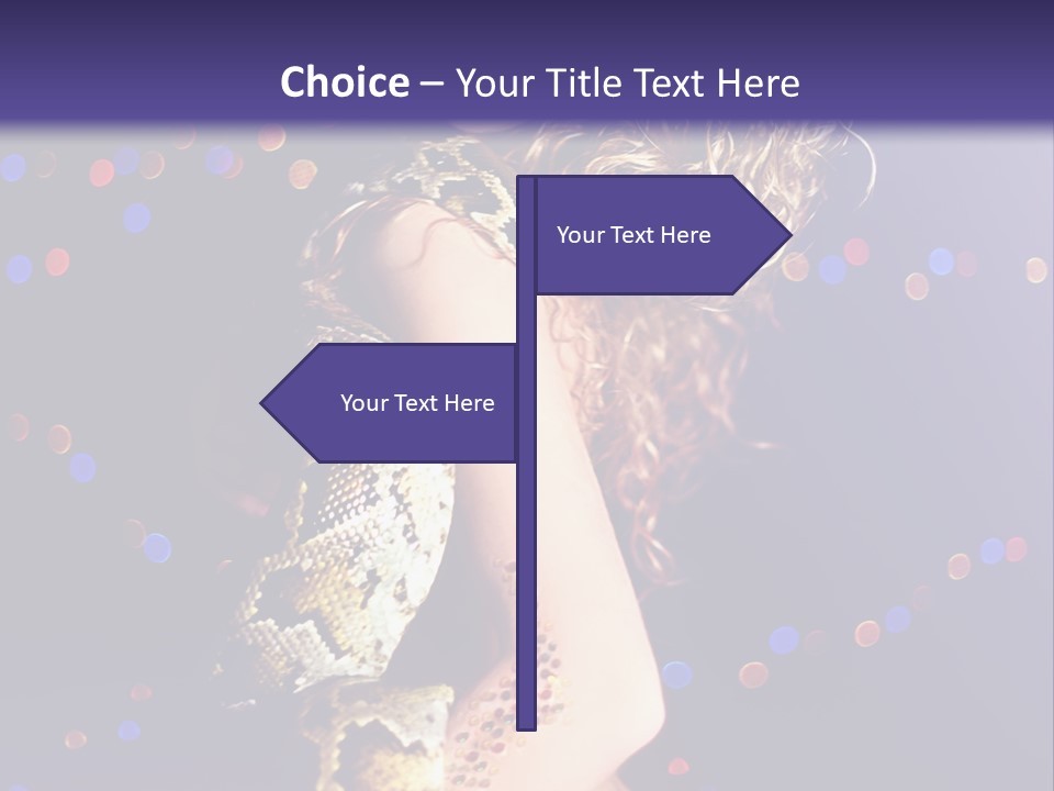 Skin Attractive Model PowerPoint Template