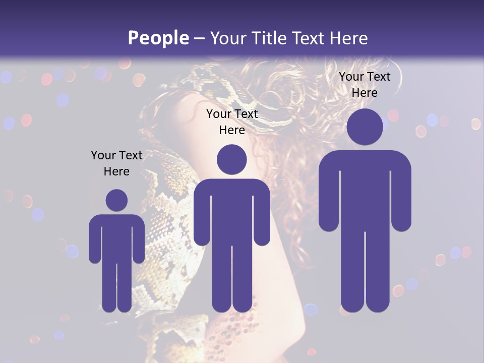 Skin Attractive Model PowerPoint Template