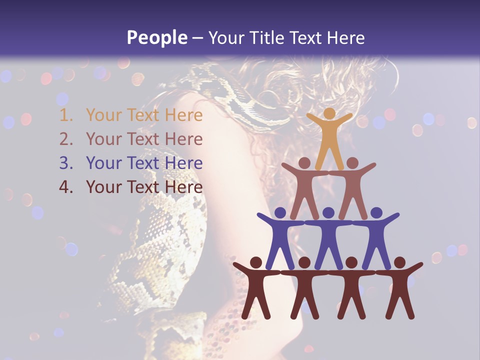 Skin Attractive Model PowerPoint Template