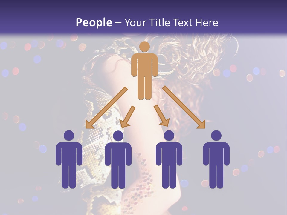 Skin Attractive Model PowerPoint Template