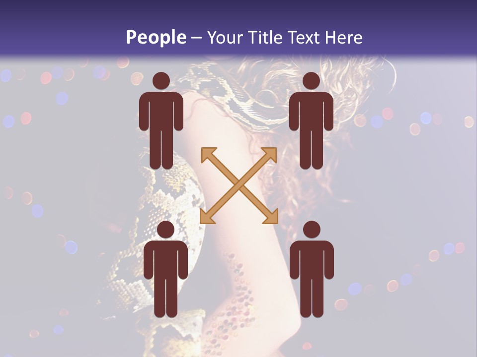 Skin Attractive Model PowerPoint Template