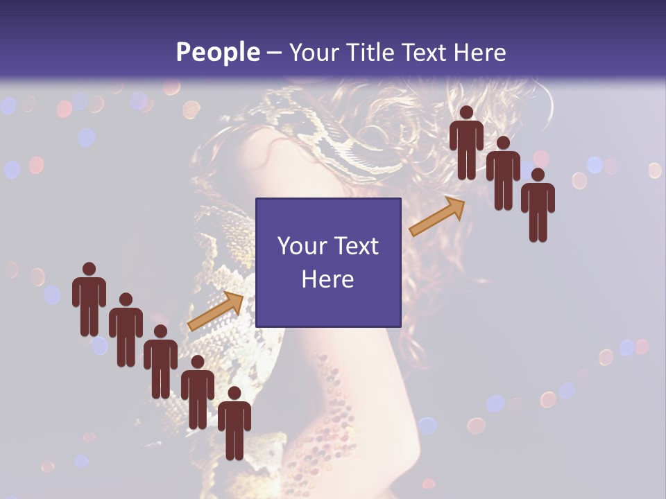 Skin Attractive Model PowerPoint Template