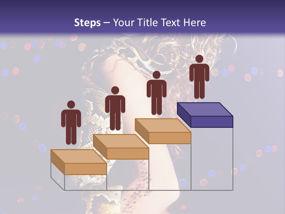 Skin Attractive Model PowerPoint Template