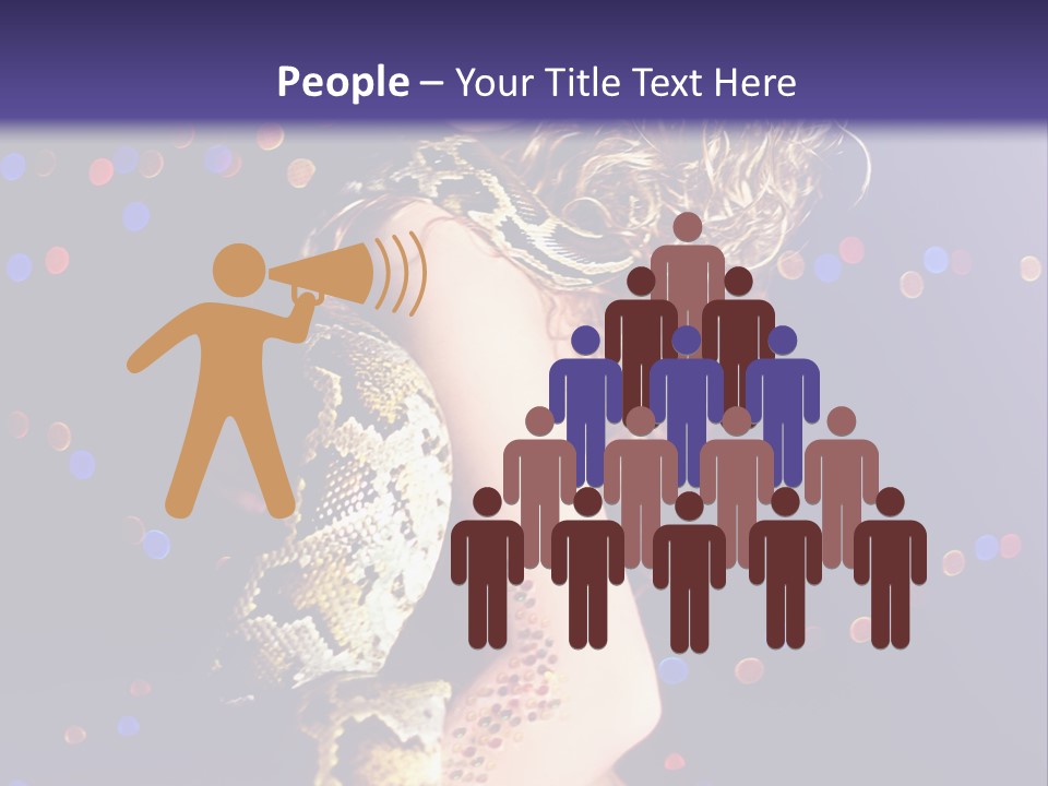 Skin Attractive Model PowerPoint Template