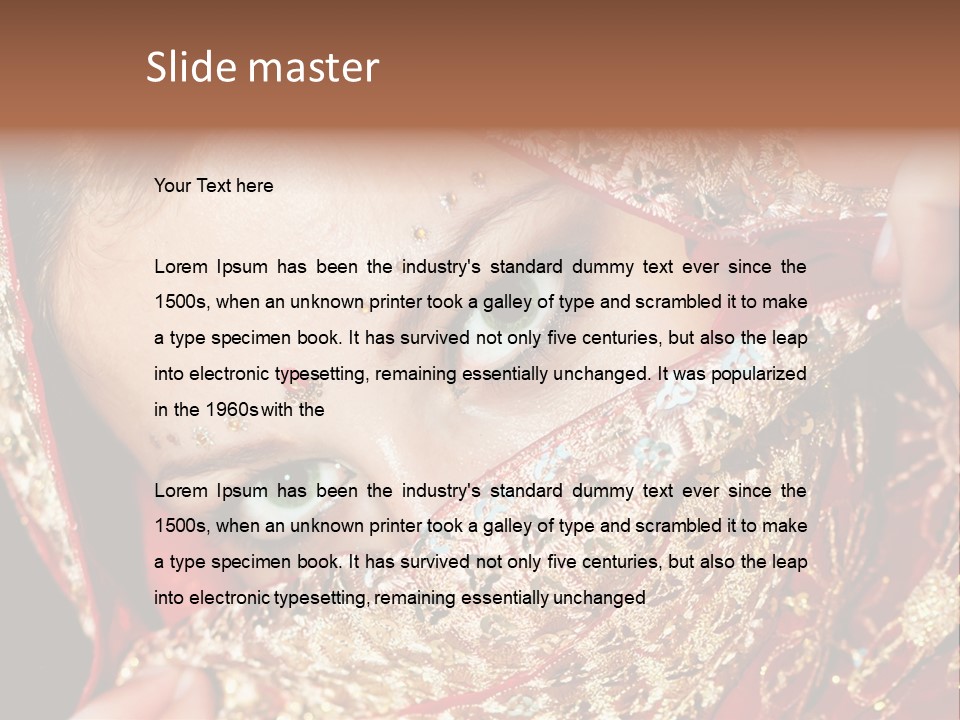 India Princess Vintage PowerPoint Template