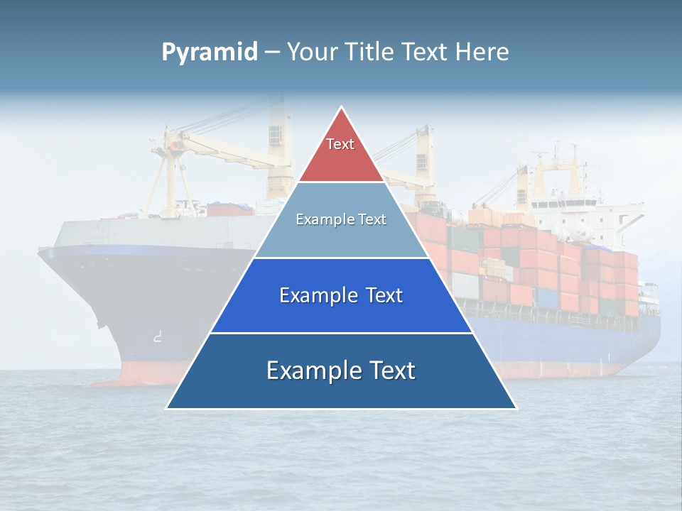 Ocean Logistics Ship PowerPoint Template