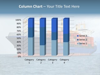 Ocean Logistics Ship PowerPoint Template