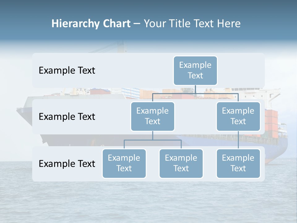 Ocean Logistics Ship PowerPoint Template