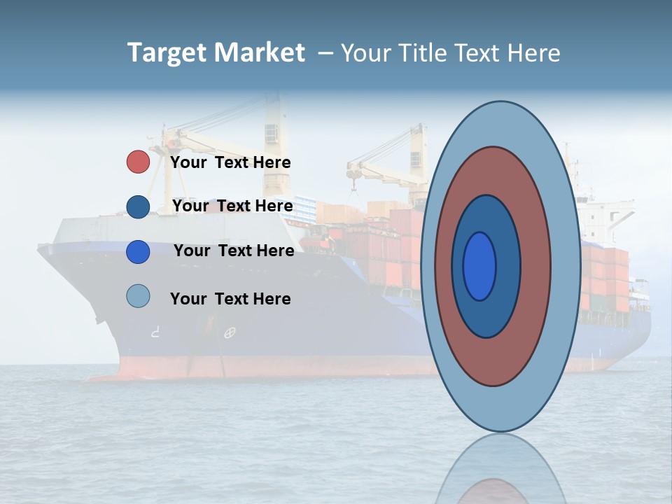 Ocean Logistics Ship PowerPoint Template