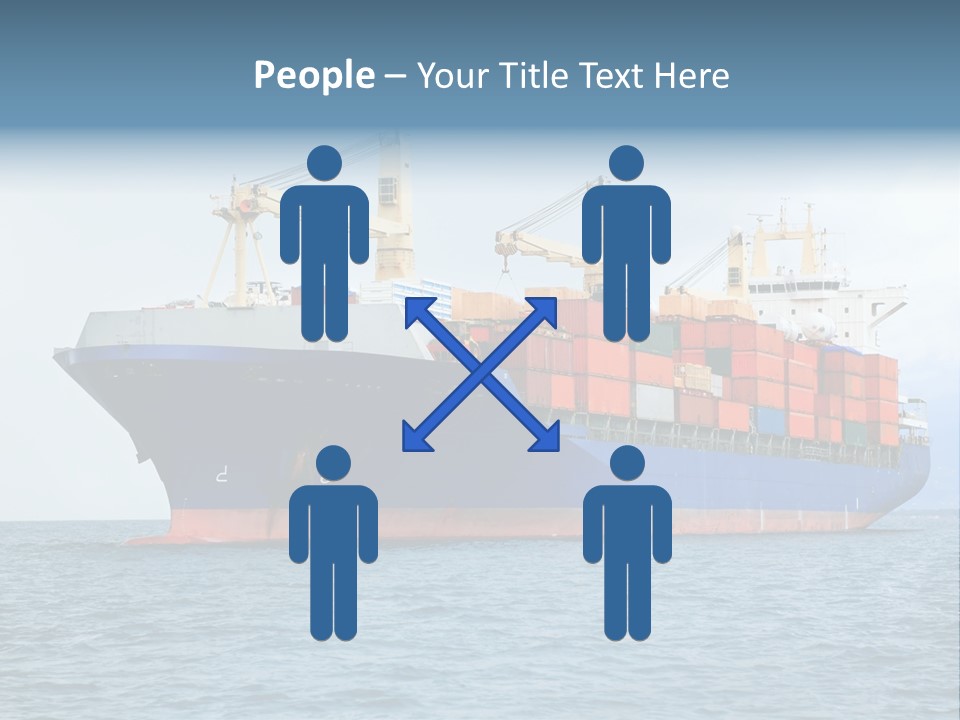 Ocean Logistics Ship PowerPoint Template