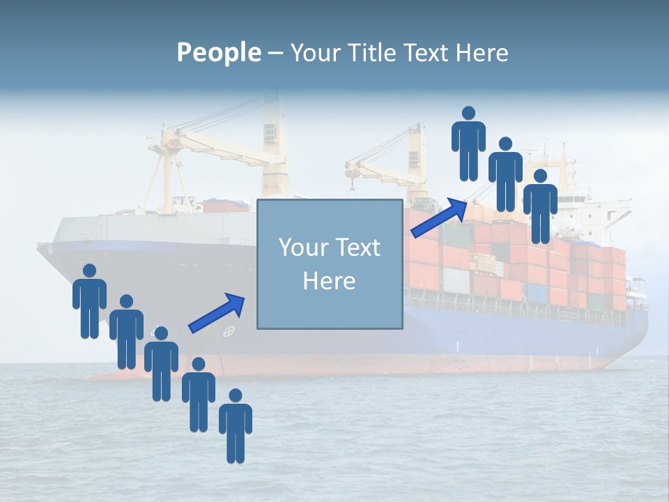 Ocean Logistics Ship PowerPoint Template