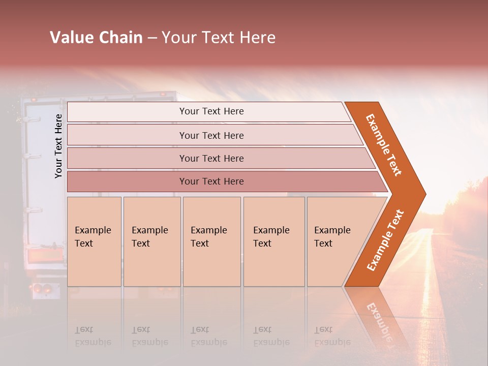 Truck Highway Professional PowerPoint Template