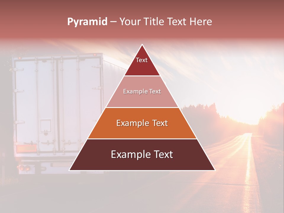 Truck Highway Professional PowerPoint Template