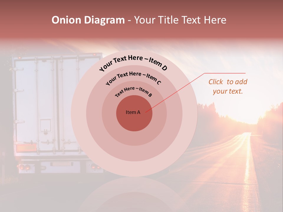 Truck Highway Professional PowerPoint Template