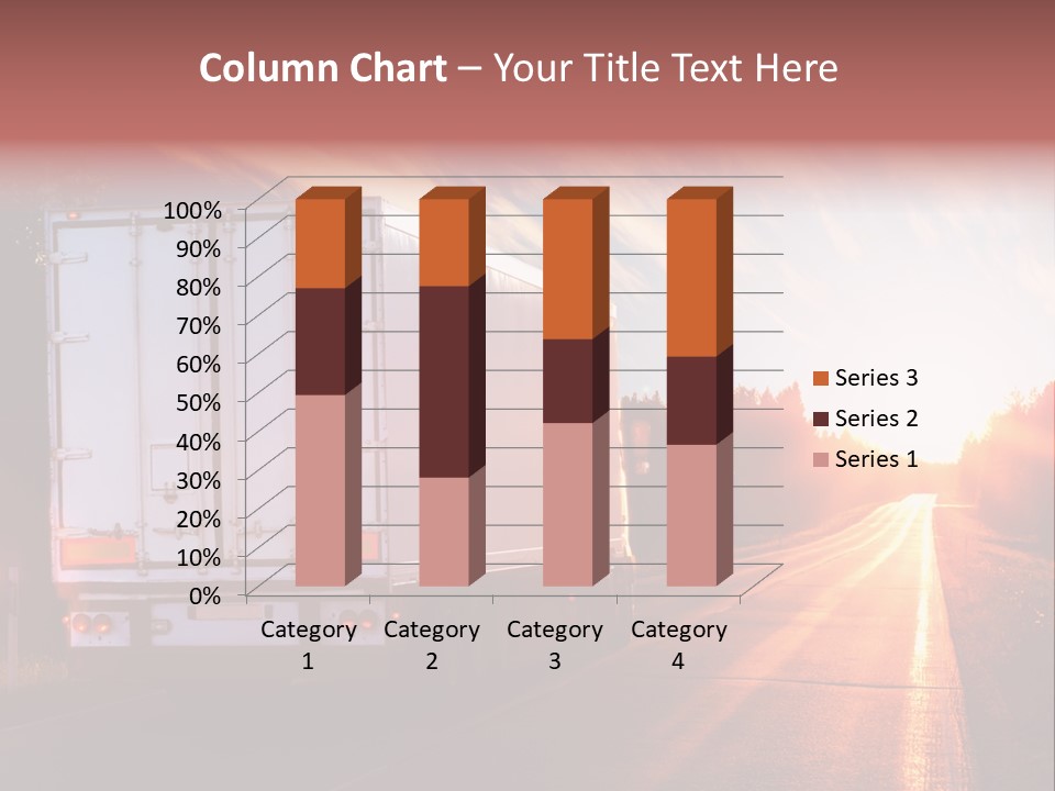 Truck Highway Professional PowerPoint Template