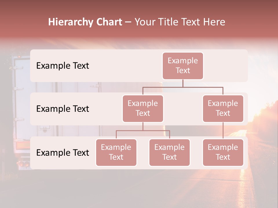 Truck Highway Professional PowerPoint Template