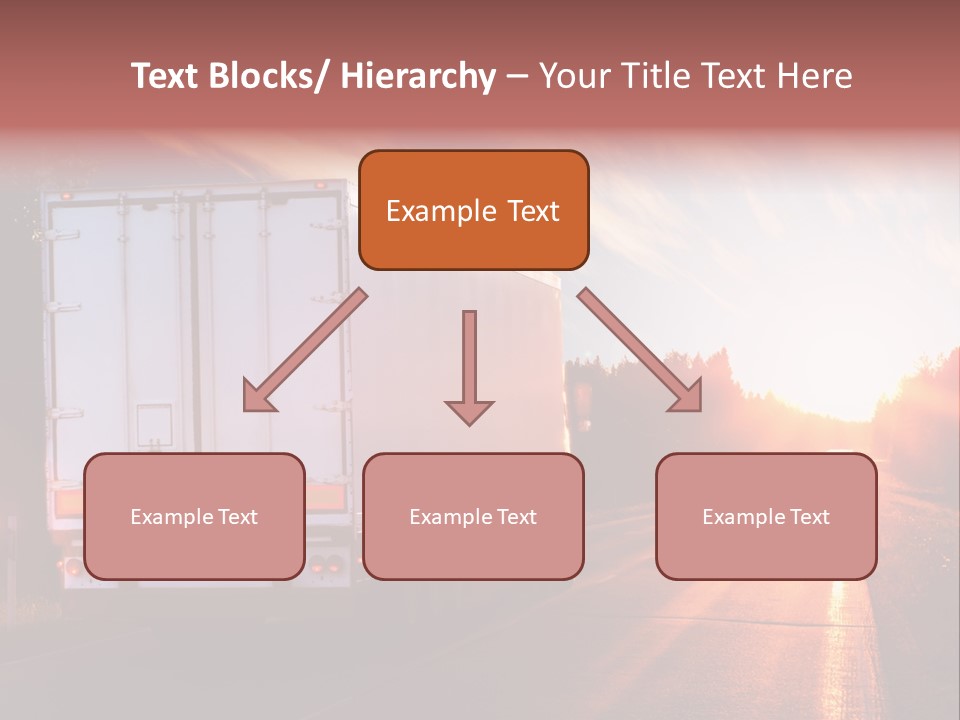 Truck Highway Professional PowerPoint Template