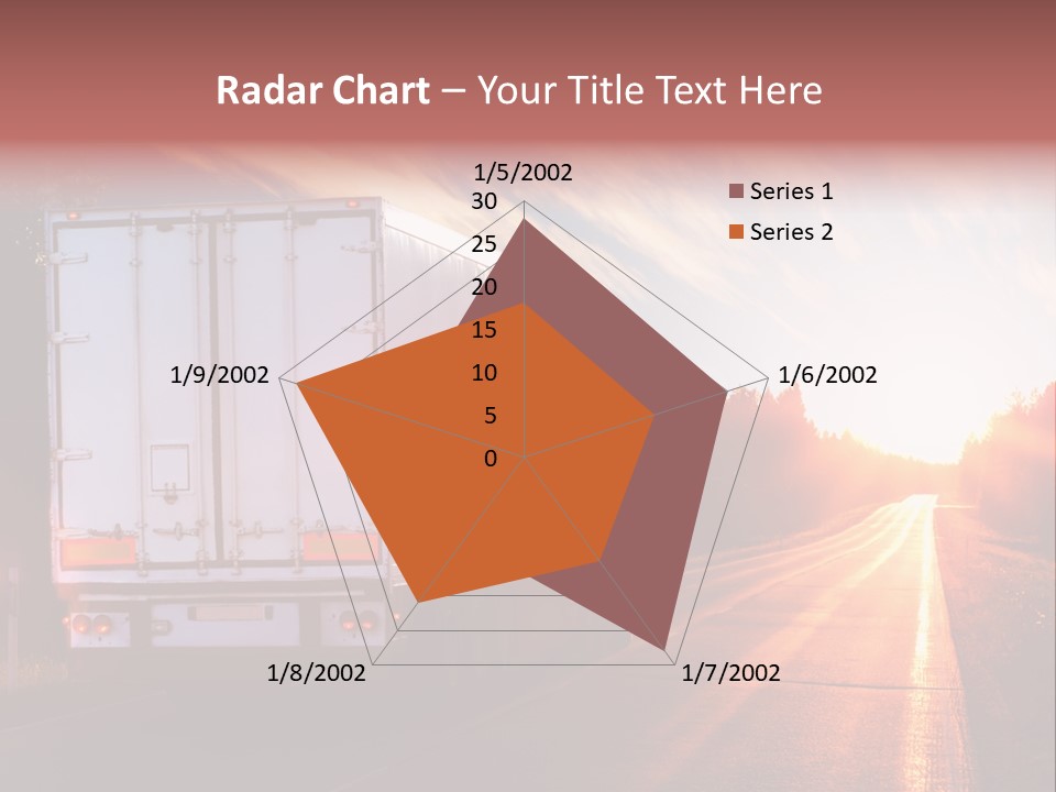 Truck Highway Professional PowerPoint Template