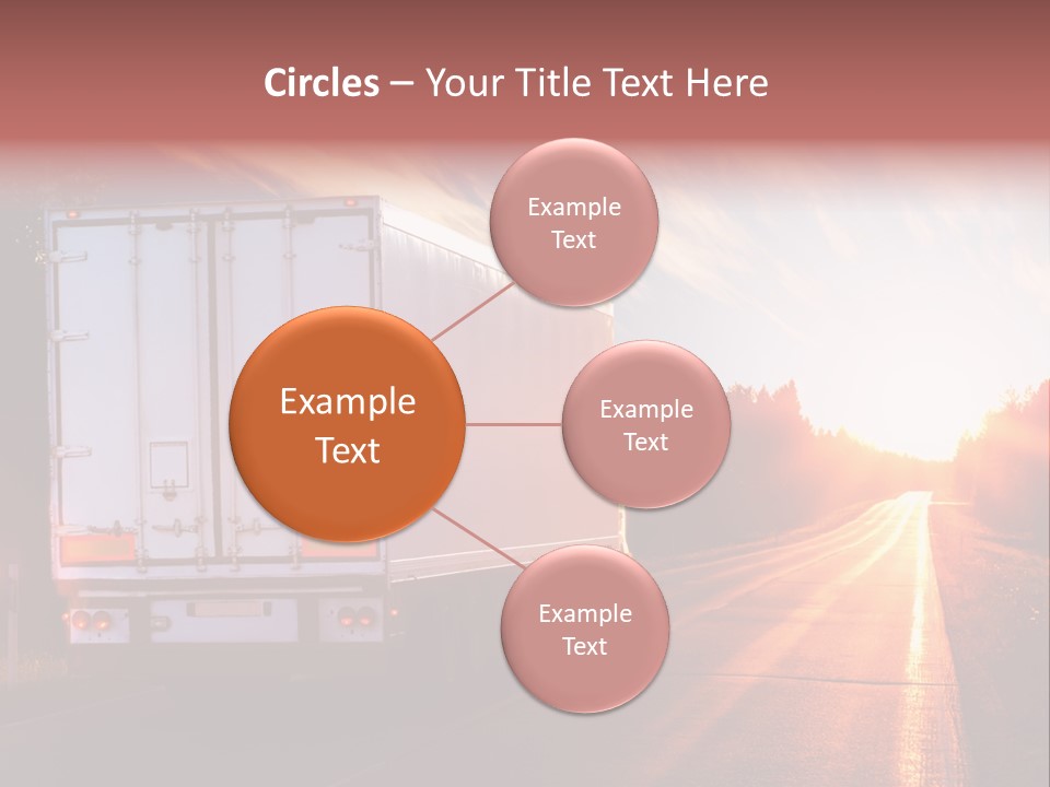 Truck Highway Professional PowerPoint Template