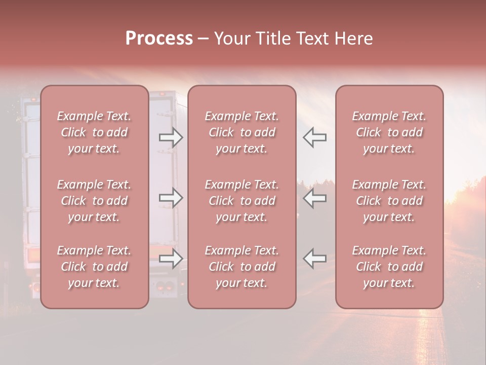 Truck Highway Professional PowerPoint Template
