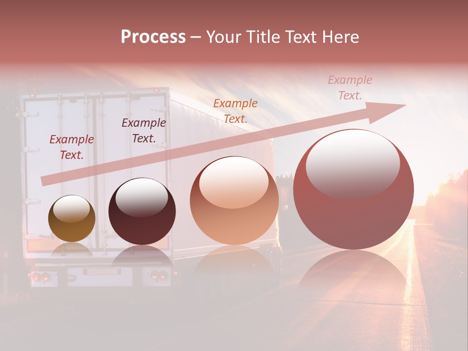 Truck Highway Professional PowerPoint Template