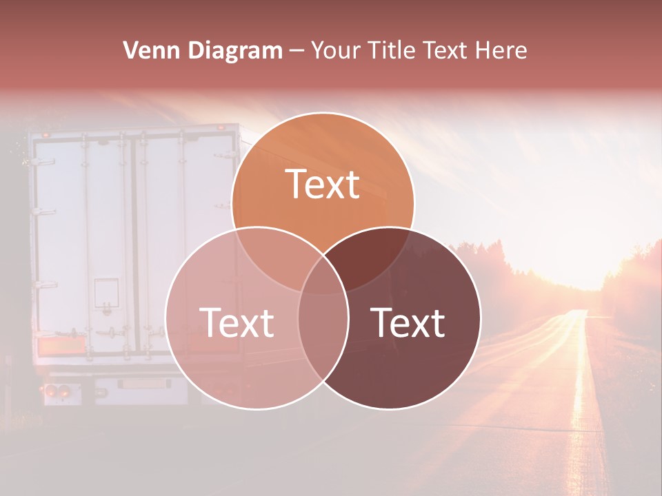 Truck Highway Professional PowerPoint Template