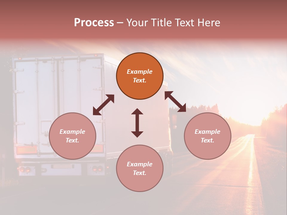Truck Highway Professional PowerPoint Template