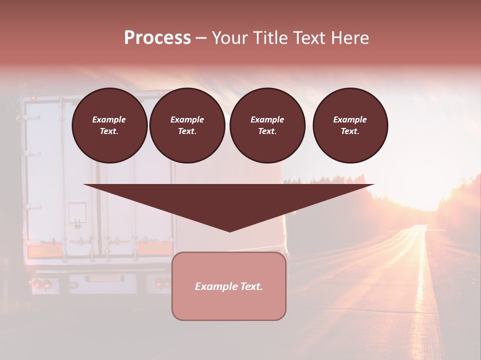 Truck Highway Professional PowerPoint Template