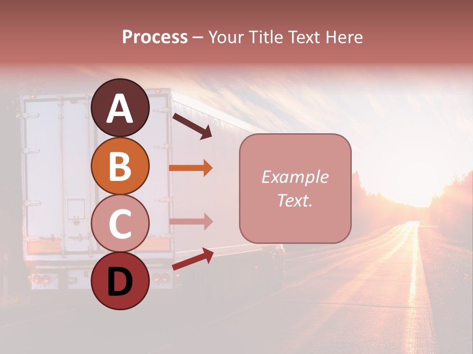 Truck Highway Professional PowerPoint Template