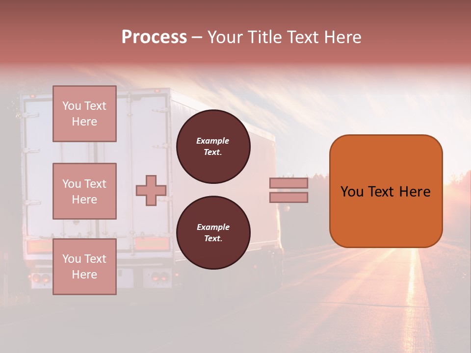 Truck Highway Professional PowerPoint Template