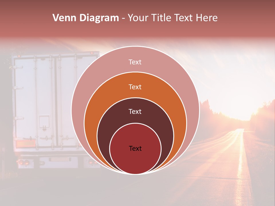 Truck Highway Professional PowerPoint Template