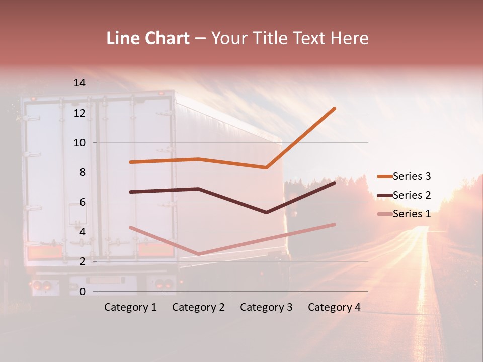 Truck Highway Professional PowerPoint Template
