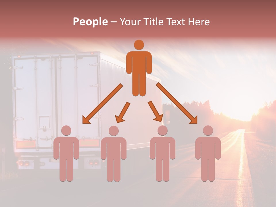 Truck Highway Professional PowerPoint Template