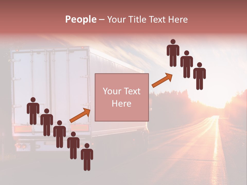Truck Highway Professional PowerPoint Template