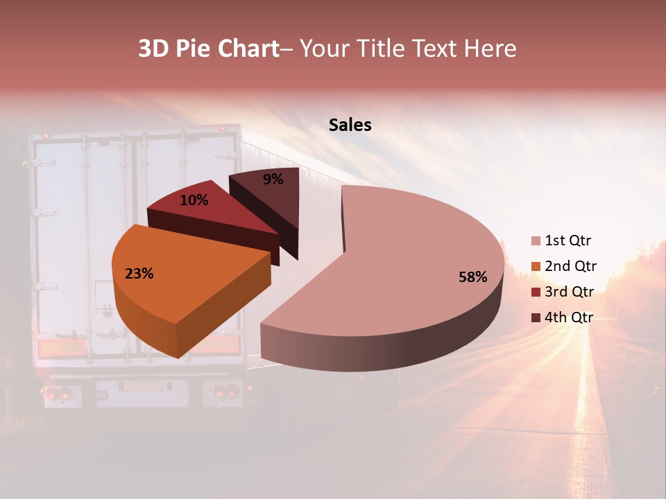 Truck Highway Professional PowerPoint Template
