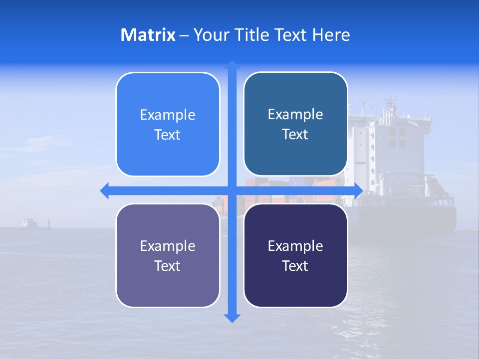 Orange Sky Commerce PowerPoint Template