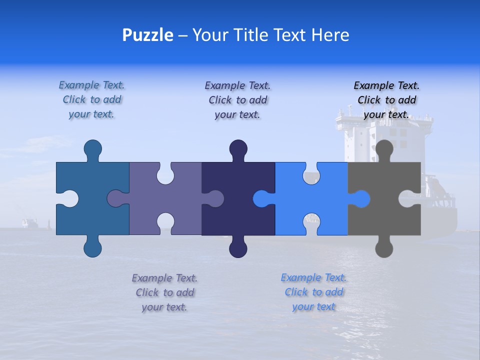 Orange Sky Commerce PowerPoint Template