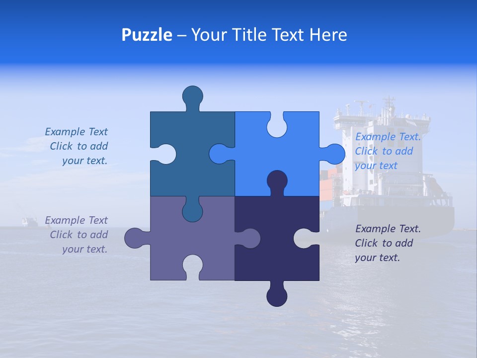 Orange Sky Commerce PowerPoint Template