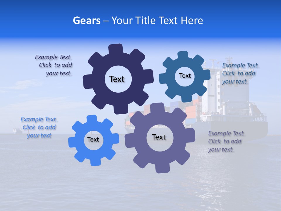 Orange Sky Commerce PowerPoint Template