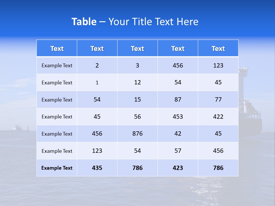 Orange Sky Commerce PowerPoint Template