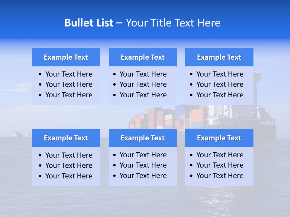 Orange Sky Commerce PowerPoint Template