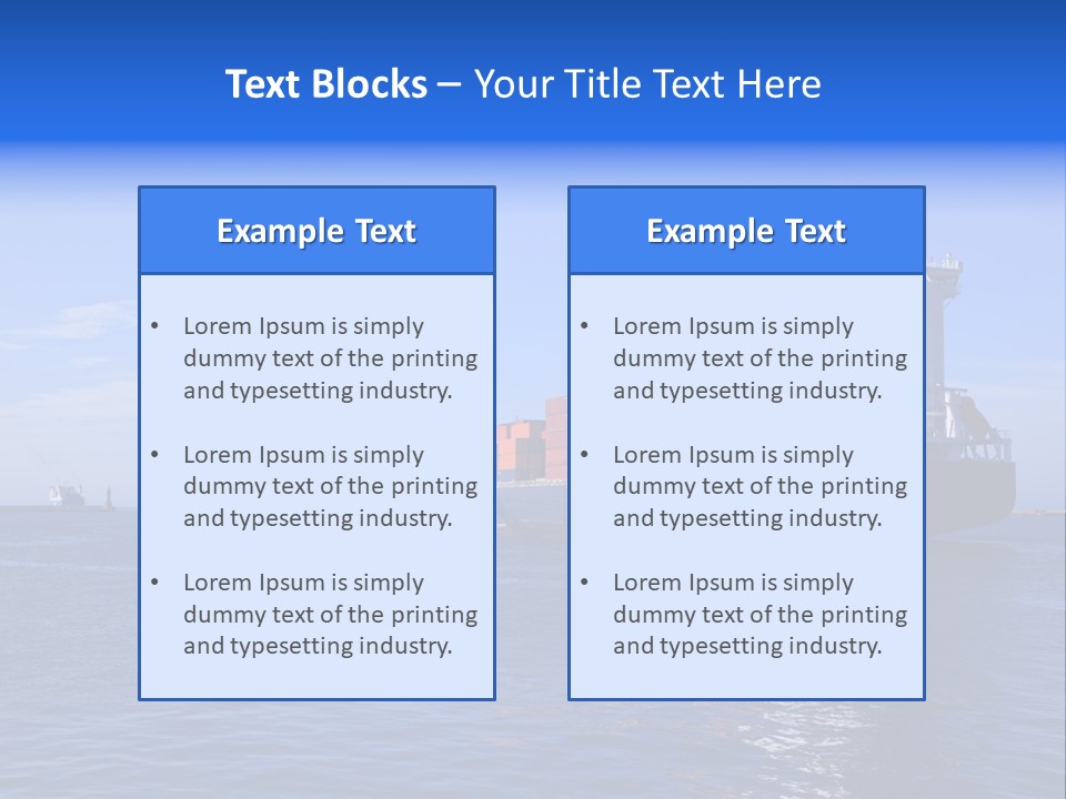Orange Sky Commerce PowerPoint Template