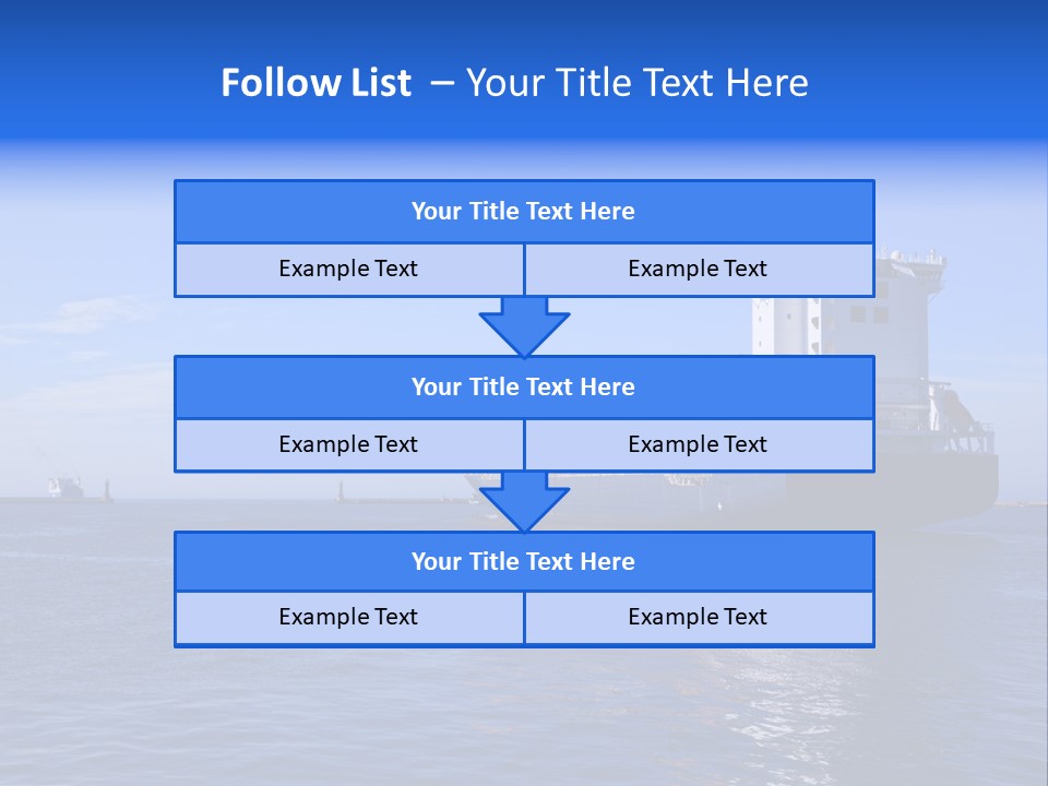 Orange Sky Commerce PowerPoint Template