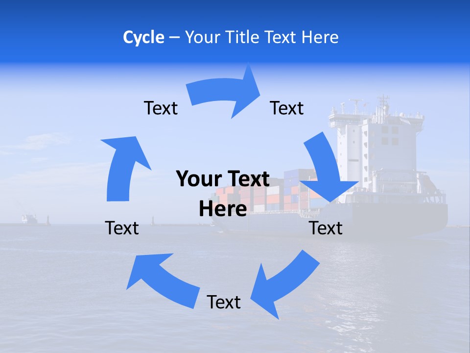 Orange Sky Commerce PowerPoint Template