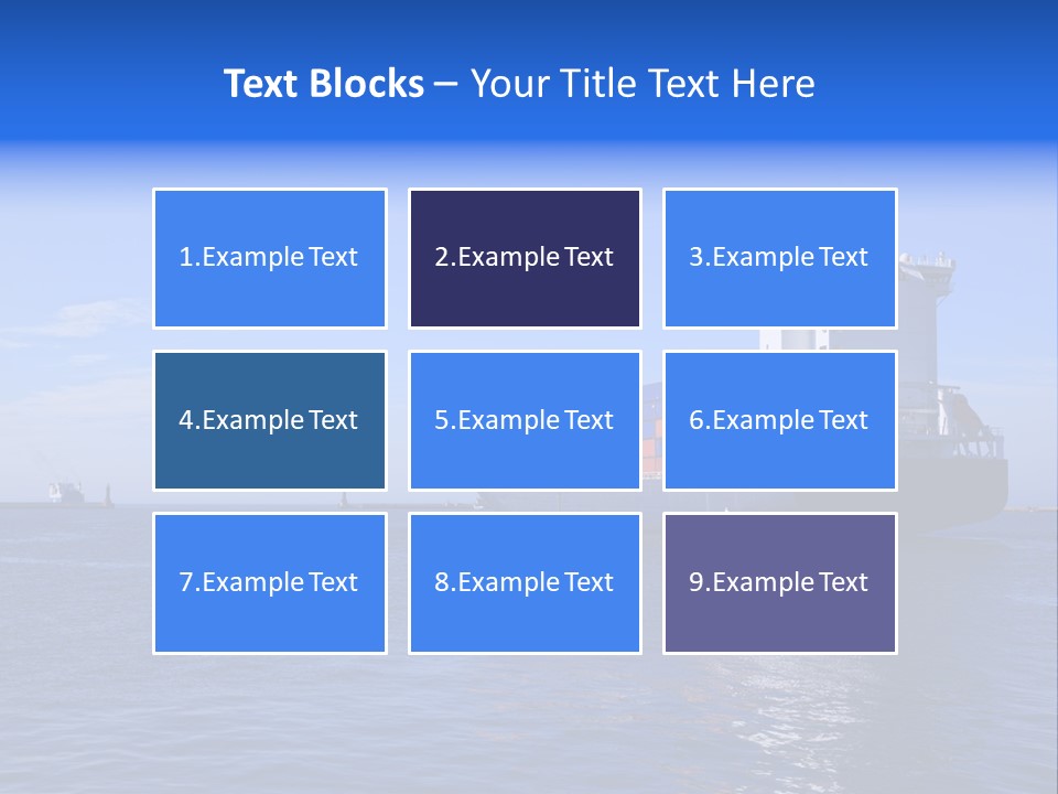 Orange Sky Commerce PowerPoint Template